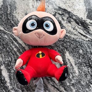 Disney Pixar The Incredibles • Jack Jack Baby Plush stuffed toy Buddy Doll • 9"